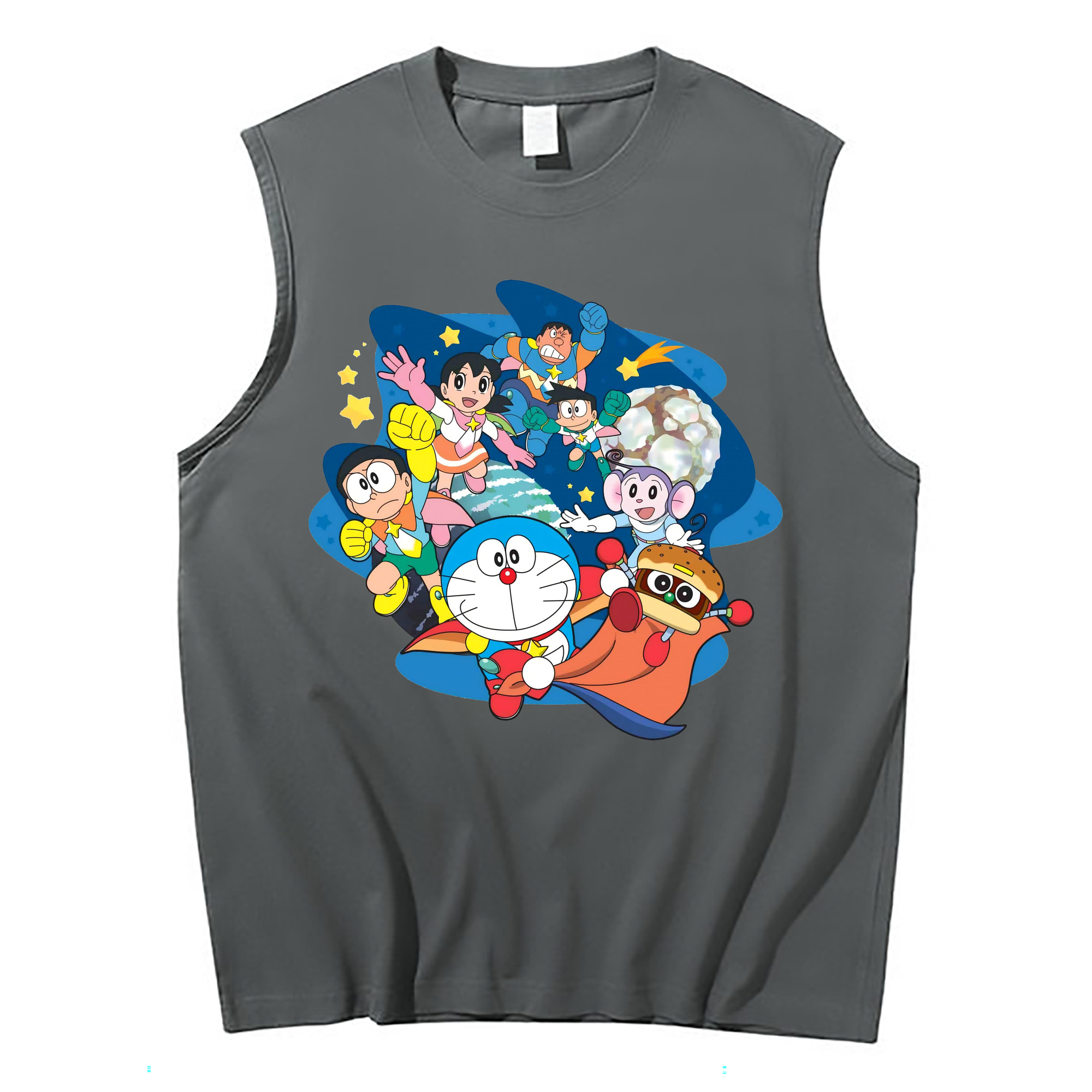 （画像用） ドラえもん Doraemon コットン100％タンクトップ（フロントプリント）